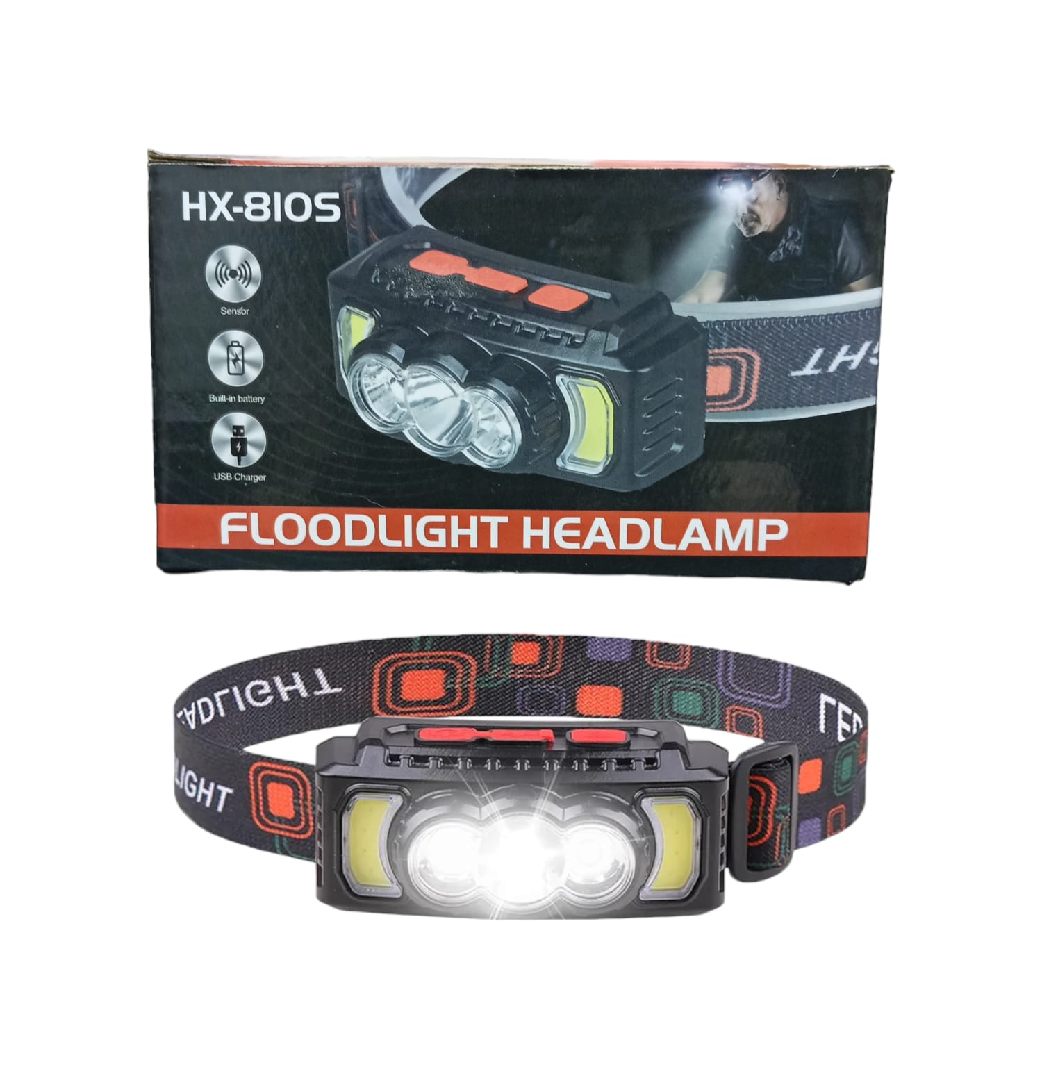 Miniatura 3 de LINTERNA MINERA CON SENSOR HX-810